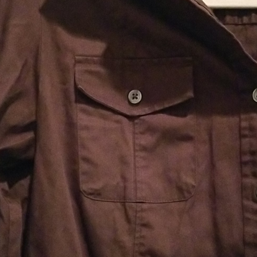 🍫Chocolate Button Up🍫 - Picture 3 of 6